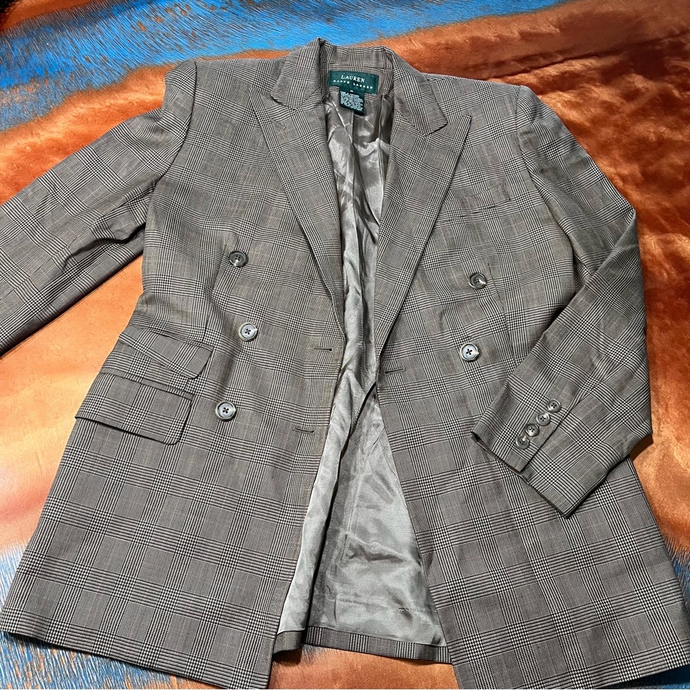 Lauren Ralph Lauren Plaid Blazer - Picture 9 of 12